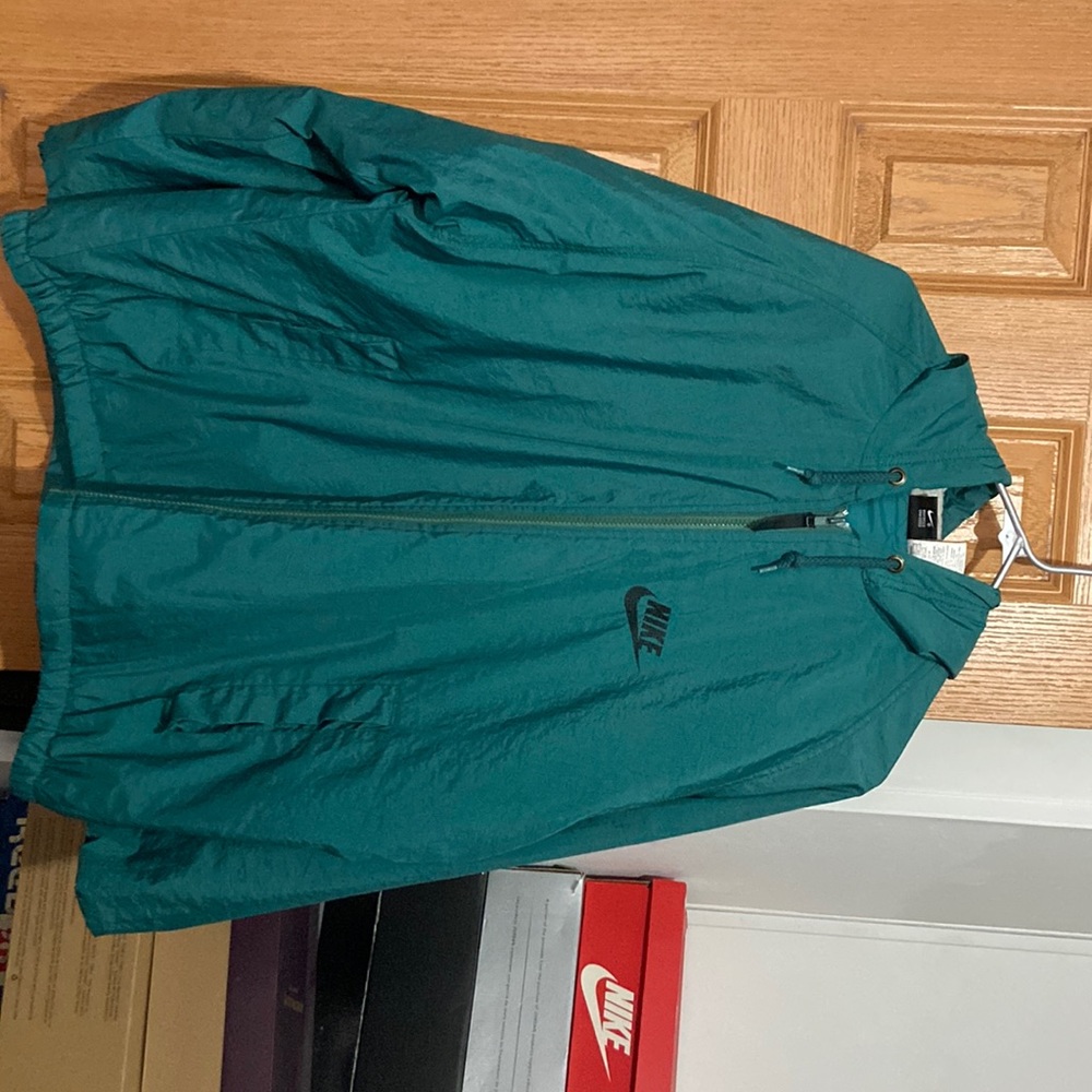 Vintage Nike teal Nike jacket.